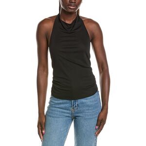 Paris Georgia Womens  Arlo Halter Top, Black